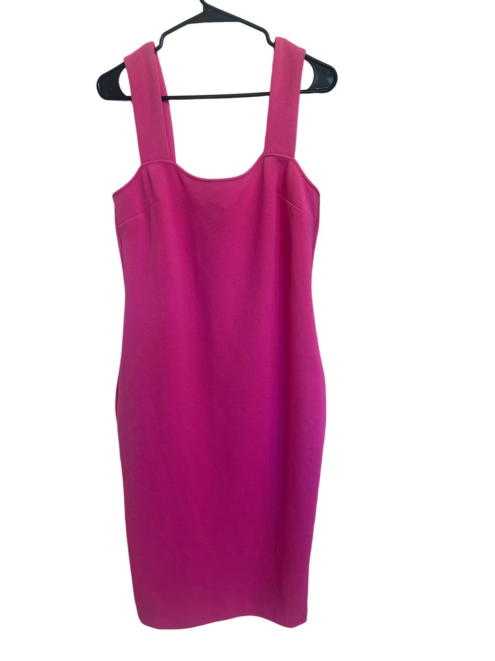 Betsy Johnson Fuchsia Square-Neck Sheath Dress - 8